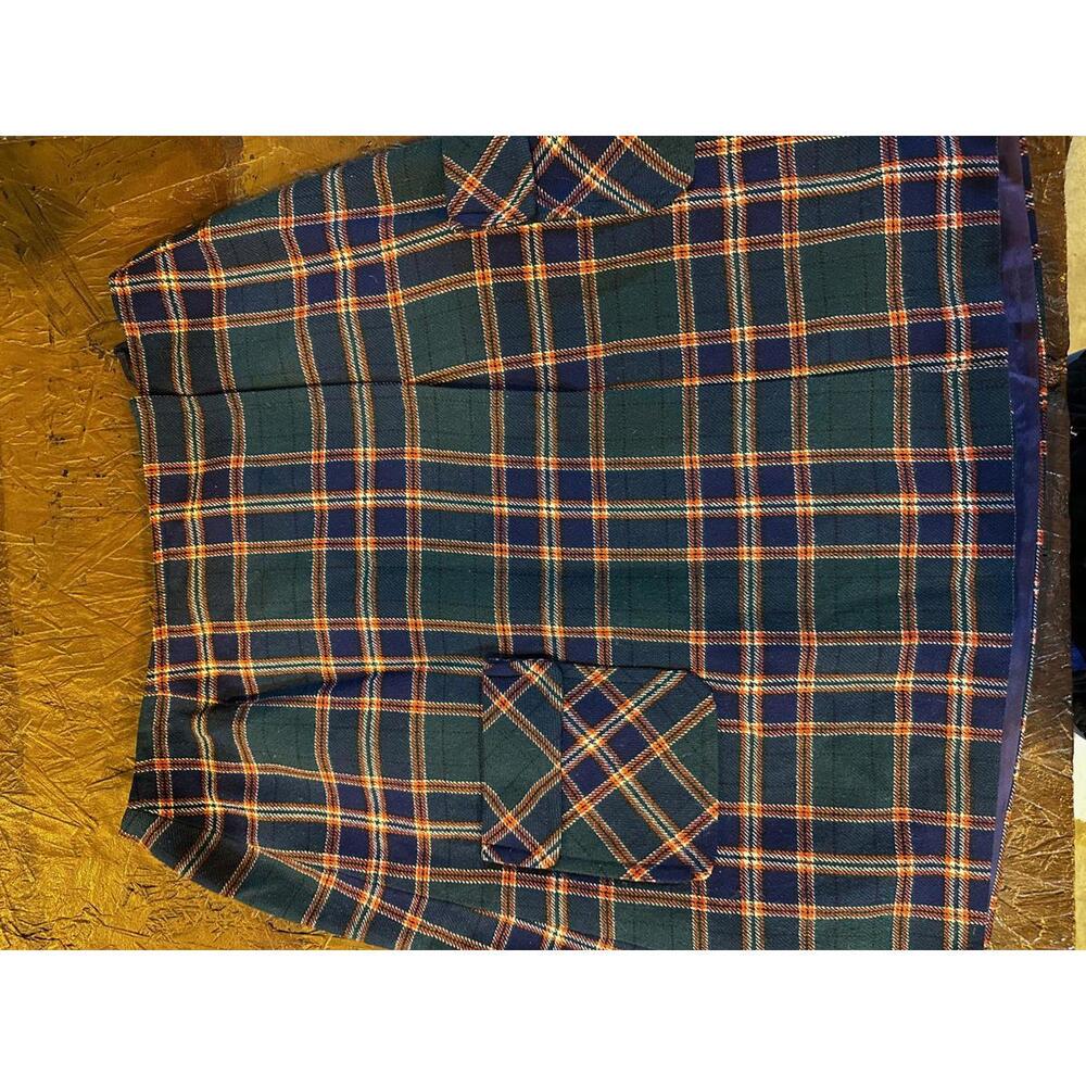 Vintage Pendleton Wool Plaid Skirt USA 30" waist